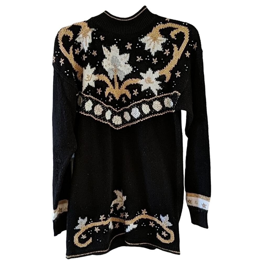 Dana Scott Mockneck Sweater, M
